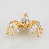 Dije Araña 4.9g / 3cm Dos Oros Blanco Rosa 18K
