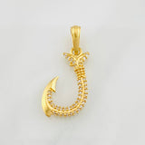 Dije Sirena Anzuelo 1.6g / 2.8cm Oro Amarillo 18K