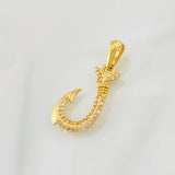 Dije Sirena Anzuelo 1.6g / 2.8cm Oro Amarillo 18K