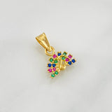 Dije Pavo Real 0.5g / 1.3cm Oro Amarillo 18K