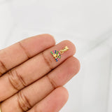 Dije Pavo Real 0.5g / 1.3cm Oro Amarillo 18K