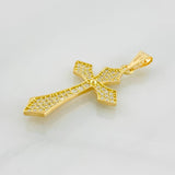 Dije Cruz Gotica 1.95g / 3.5cm Oro Amarillo 18K