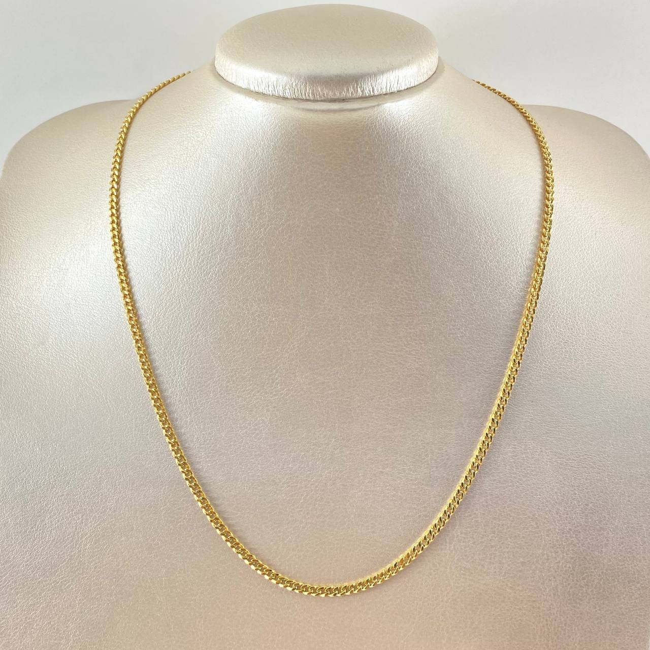 Cadena Cubana 4.95gr / 50cm / Oro Amarillo +1 18K ©