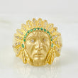 Anillo Indio 10gr / T11 3/4 / Oro Amarillo 18K