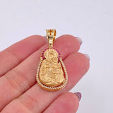 Dije Virgen Del Carmen Mate 7.9 g / 4 cm Oro Amarillo 18K