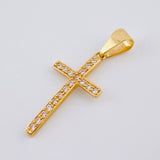Dije Cruz Tupida 1.75 g / 3.3 cm Oro Amarillo 18K