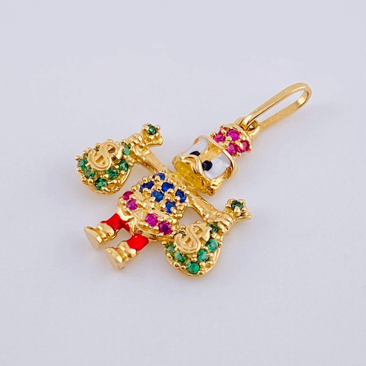 Dije Pato Bolsa De Dinero 1.7 g / 2.2 cm Oro Amarillo 18K