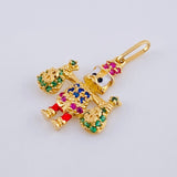 Dije Pato Bolsa De Dinero 1.7 g / 2.2 cm Oro Amarillo 18K