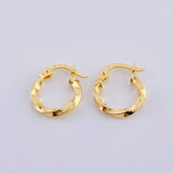 Candongas Kari 0.9 g / 1.4 cm Oro Amarillo 18K