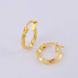 Candongas Kari 0.9 g / 1.4 cm Oro Amarillo 18K