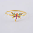 Anillo Libelula 1 g / T8 1/2 Oro Amarillo 18K
