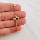 Pulso Espiga Ángel 2.55 g / 24.7 cm / 4 mm Oro Amarillo 18K