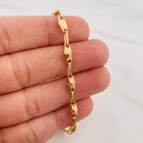Pulso Rustico 3.95 g / 21 cm / 4.5 mm Oro Amarillo 18K