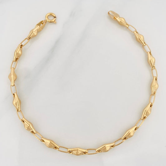 Pulso Rustico 3.95 g / 21 cm / 4.5 mm Oro Amarillo 18K