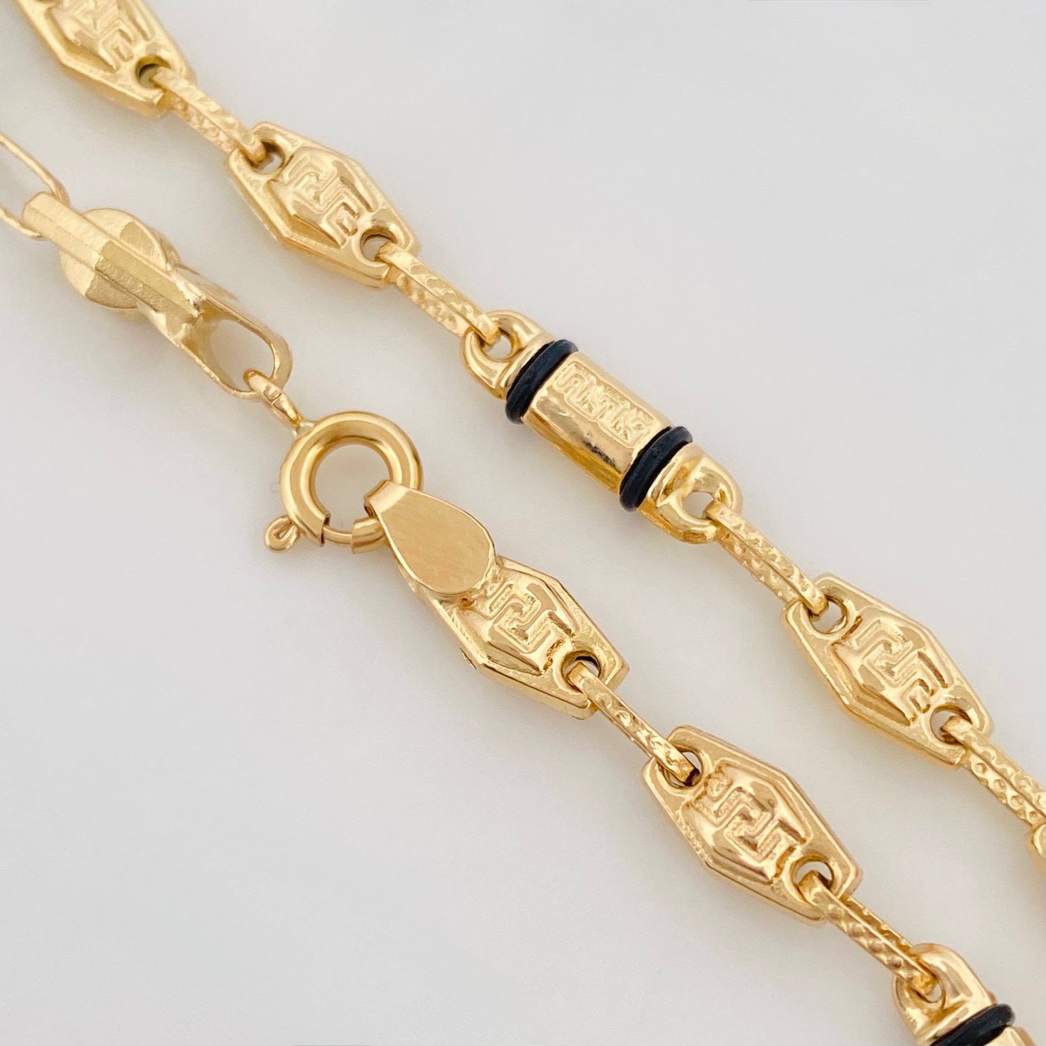 Pulso Rustico Tribal 5 g / 20.5 cm / 4.1 mm Oro Amarillo 18K