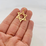 Dije Estrella de david 2g / 3.7cm Oro Amarillo 18K