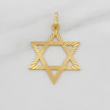 Dije Estrella de david 2g / 3.7cm Oro Amarillo 18K