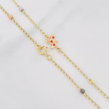 Pulso Espiga Figuras 2.5 g / 25 cm / 3 mm Oro Amarillo 18K