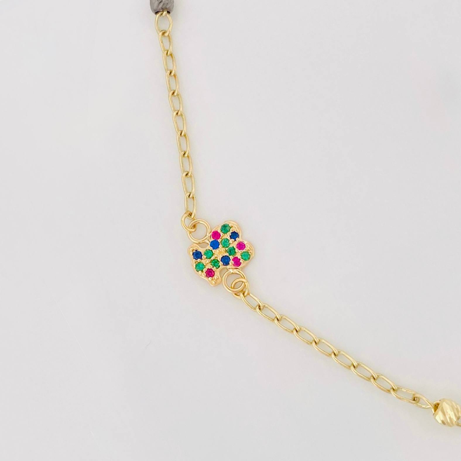 Pulso Espiga Figuras 2.5 g / 25 cm / 3 mm Oro Amarillo 18K