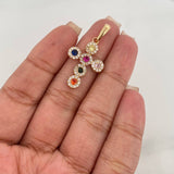 Dije Cruz Tupida 2.35 g / 3.5 cm Oro Amarillo 18K
