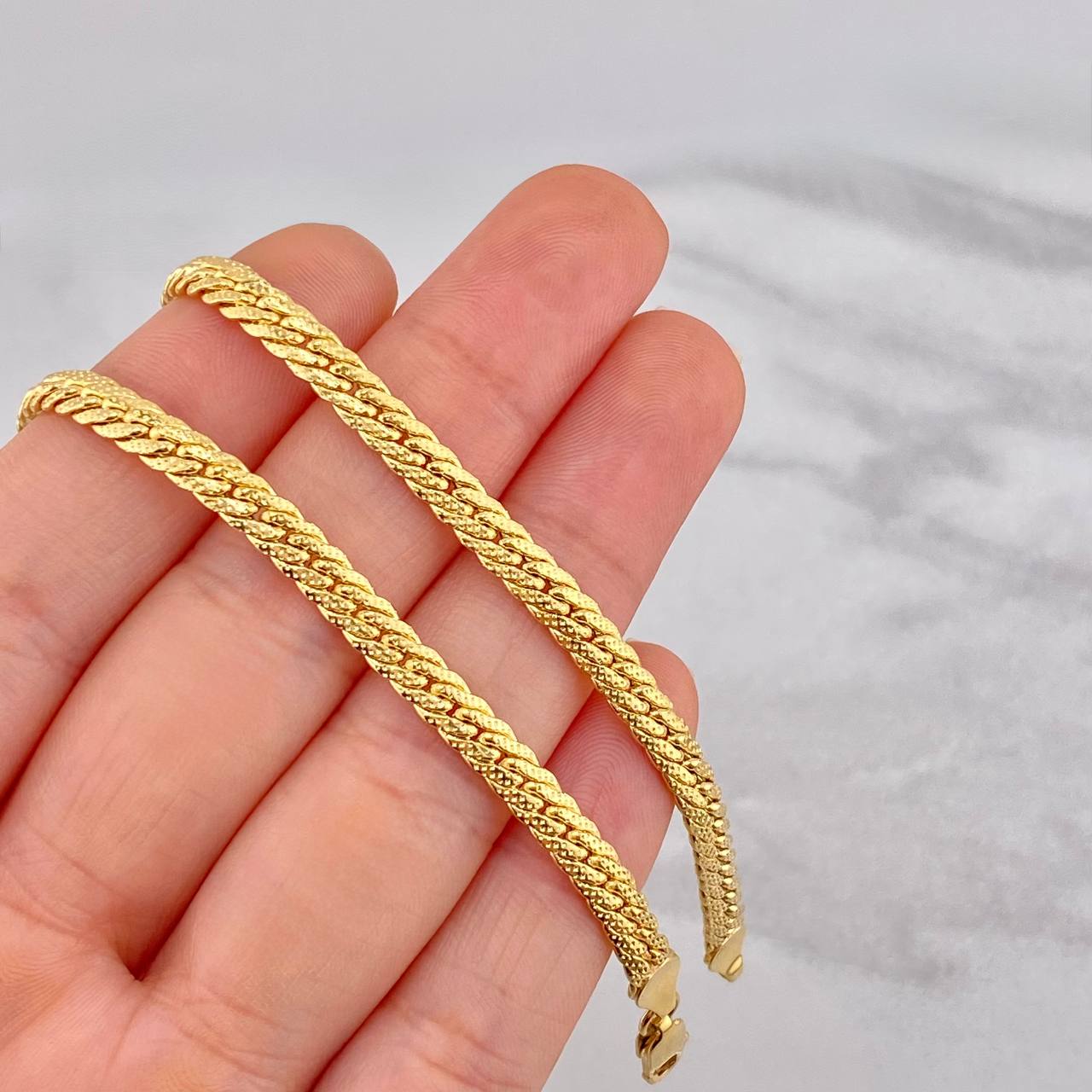 Cadena Serpiente 13.3g / 45cm / 4.5mm Oro Amarillo 18K
