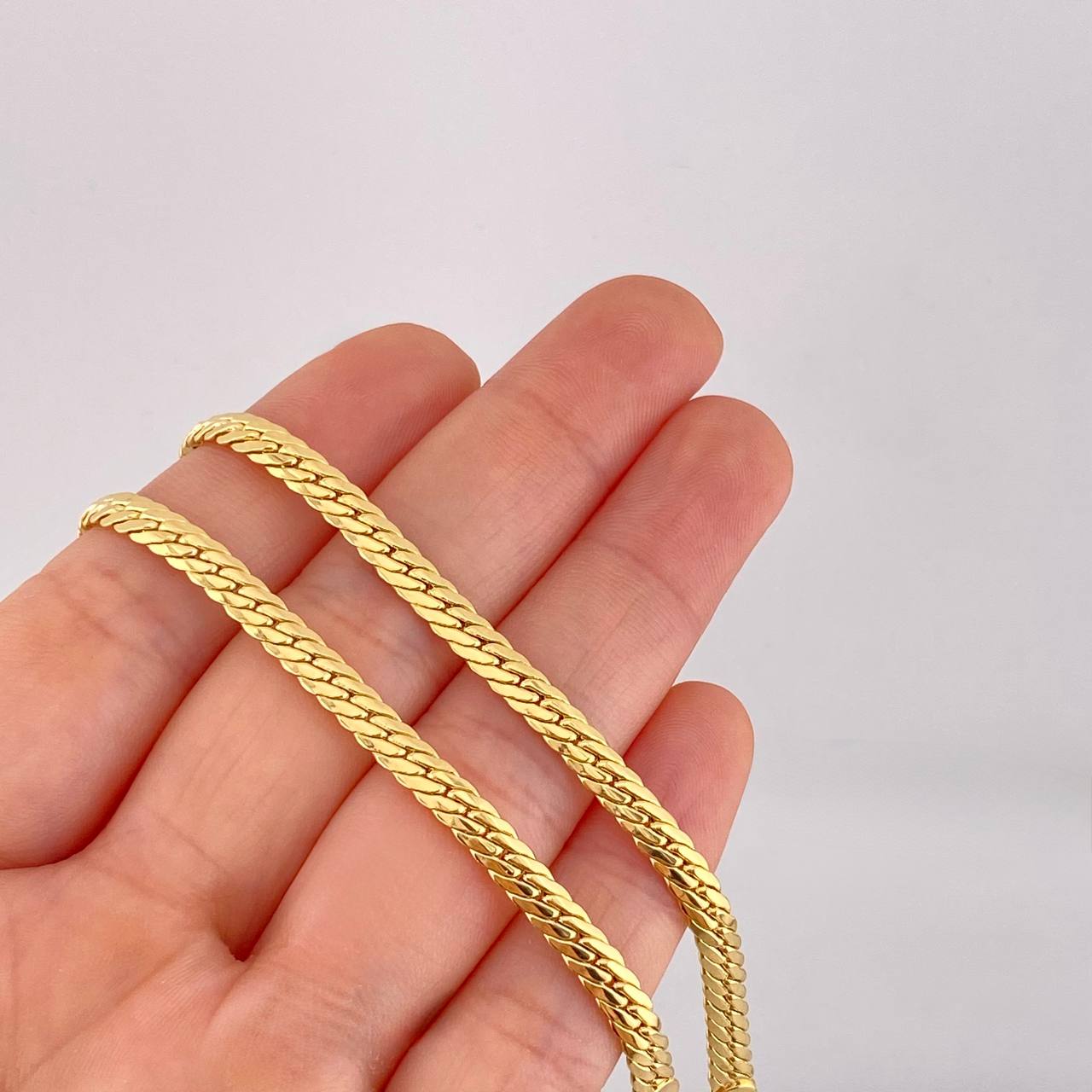 Cadena Serpiente 10.4g / 45cm / 4.2mm Oro Amarillo 18K