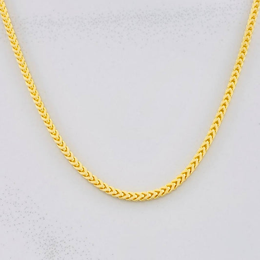 Cadena Franco 16.95g / 60cm / 1.88mm Oro Amarillo 18K