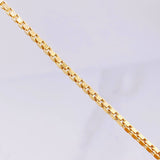 Cadena Veneciana 8g / 50cm / 2.25mm Oro Amarillo 18K