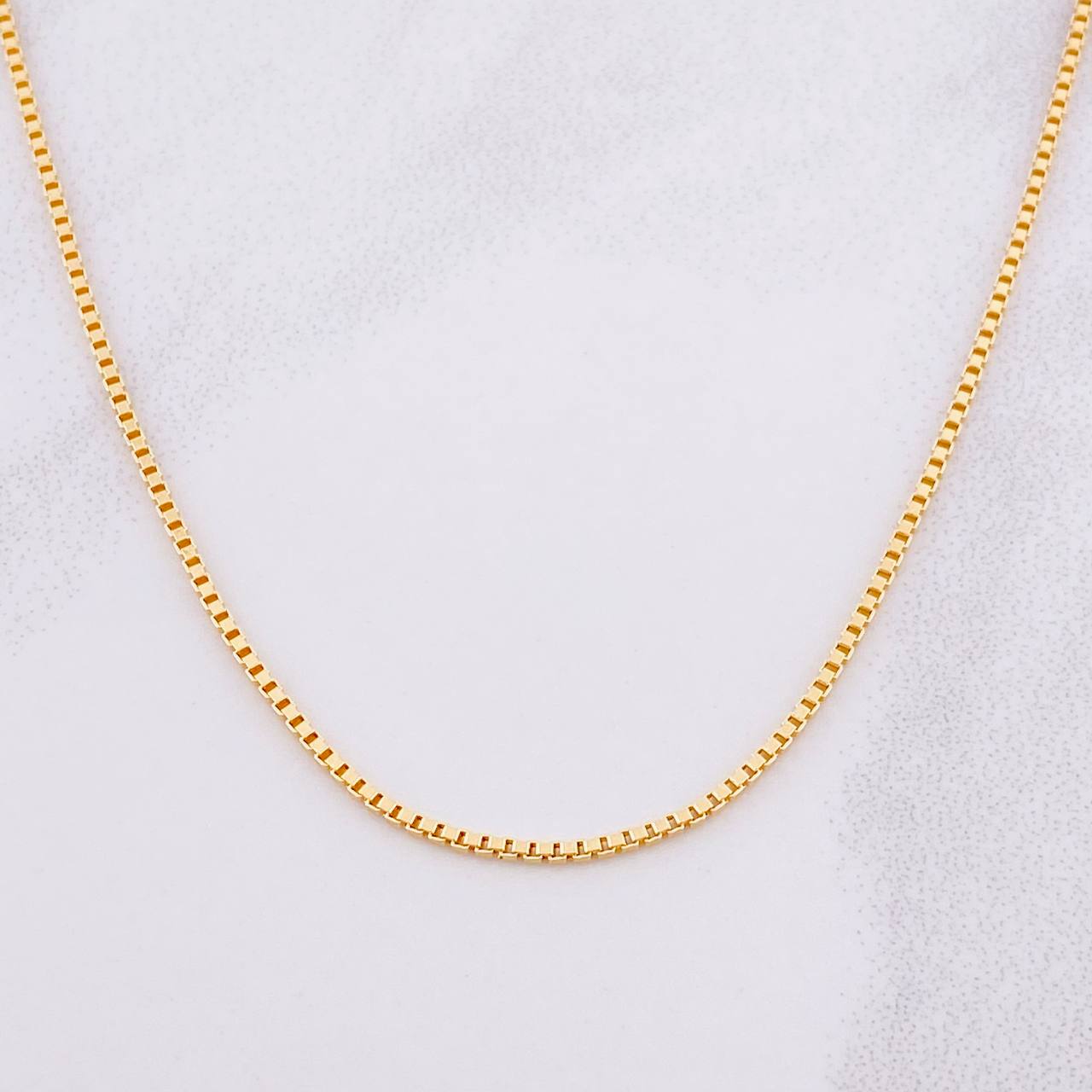 Cadena Veneciana 3.65g / 60cm / 1.45mm Oro Amarillo 18K