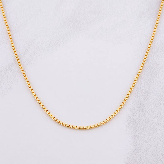 Cadena Veneciana 3.65g / 60cm / 1.45mm Oro Amarillo 18K