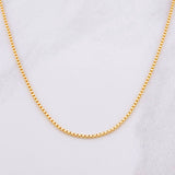 Cadena Veneciana 3.25g / 50cm / 1.4mm Oro Amarillo 18K