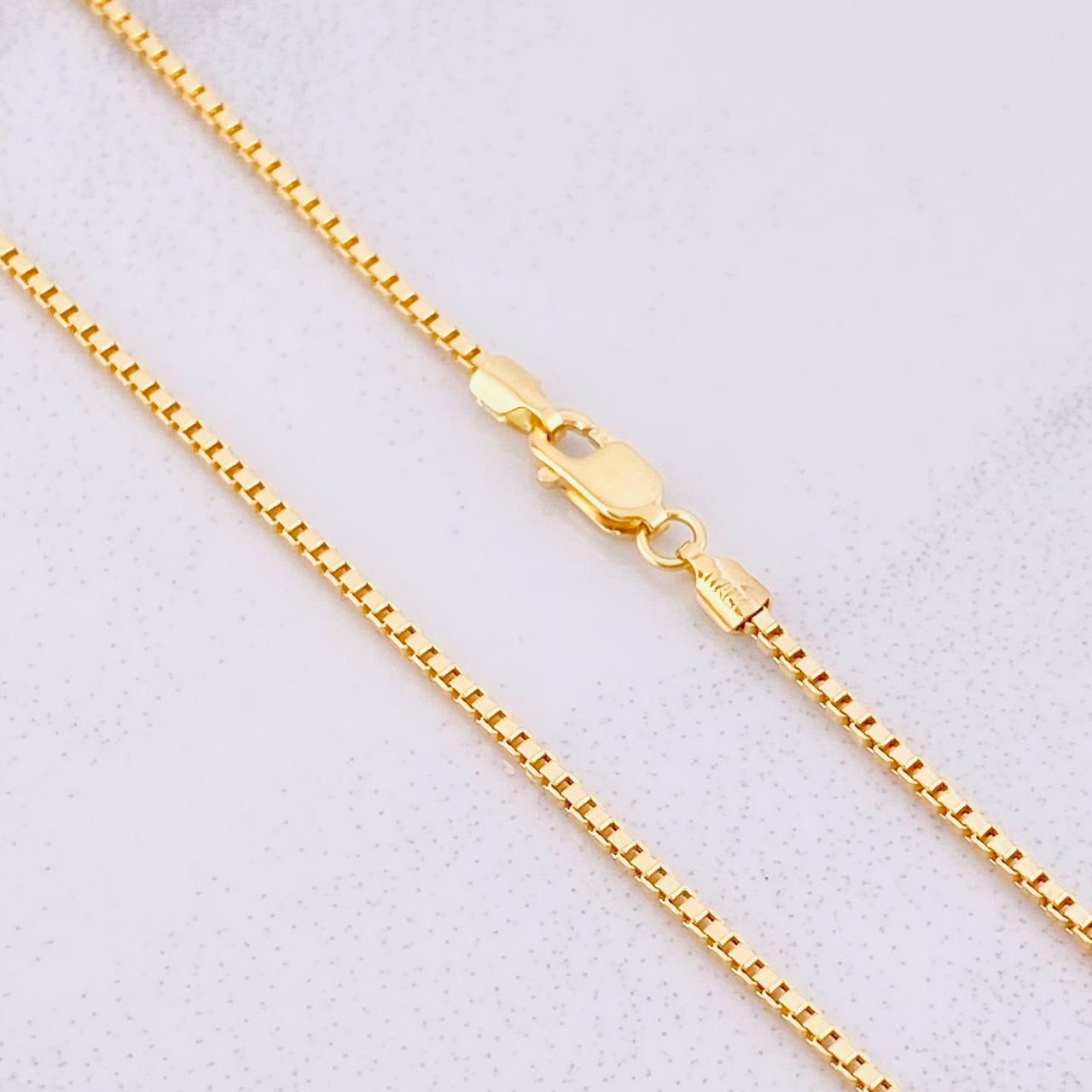 Cadena Veneciana 3.25g / 50cm / 1.45mm Oro Amarillo 18K