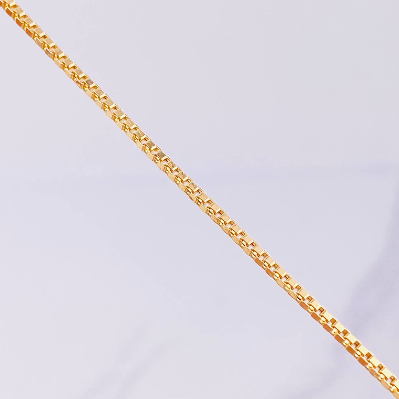 Cadena Veneciana 3.25g / 50cm / 1.45mm Oro Amarillo 18K