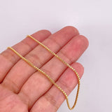 Cadena Veneciana 3.25g / 50cm / 1.45mm Oro Amarillo 18K