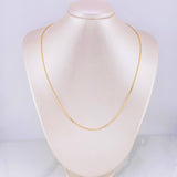 Cadena Veneciana 3.25g / 50cm / 1.45mm Oro Amarillo 18K
