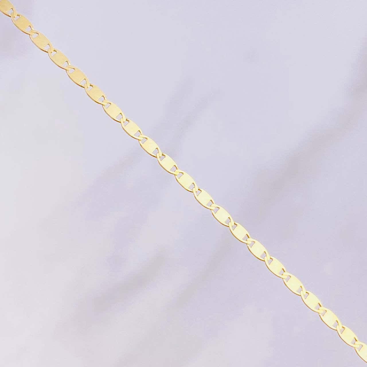 Cadena Plana 1.95g / 45cm / 1.58mm Oro Amarillo 18K