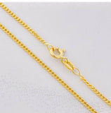 Cadena Mini Cubana 4.8g / 50cm / 1.48mm Oro Amarillo 18K