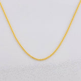 Cadena Mini Cubana 1.75g / 45cm / 0.95mm Oro Amarillo 18K