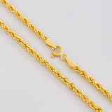 Cadena Lazo 6.2g / 60cm / 2.75mm Oro Amarillo 18K