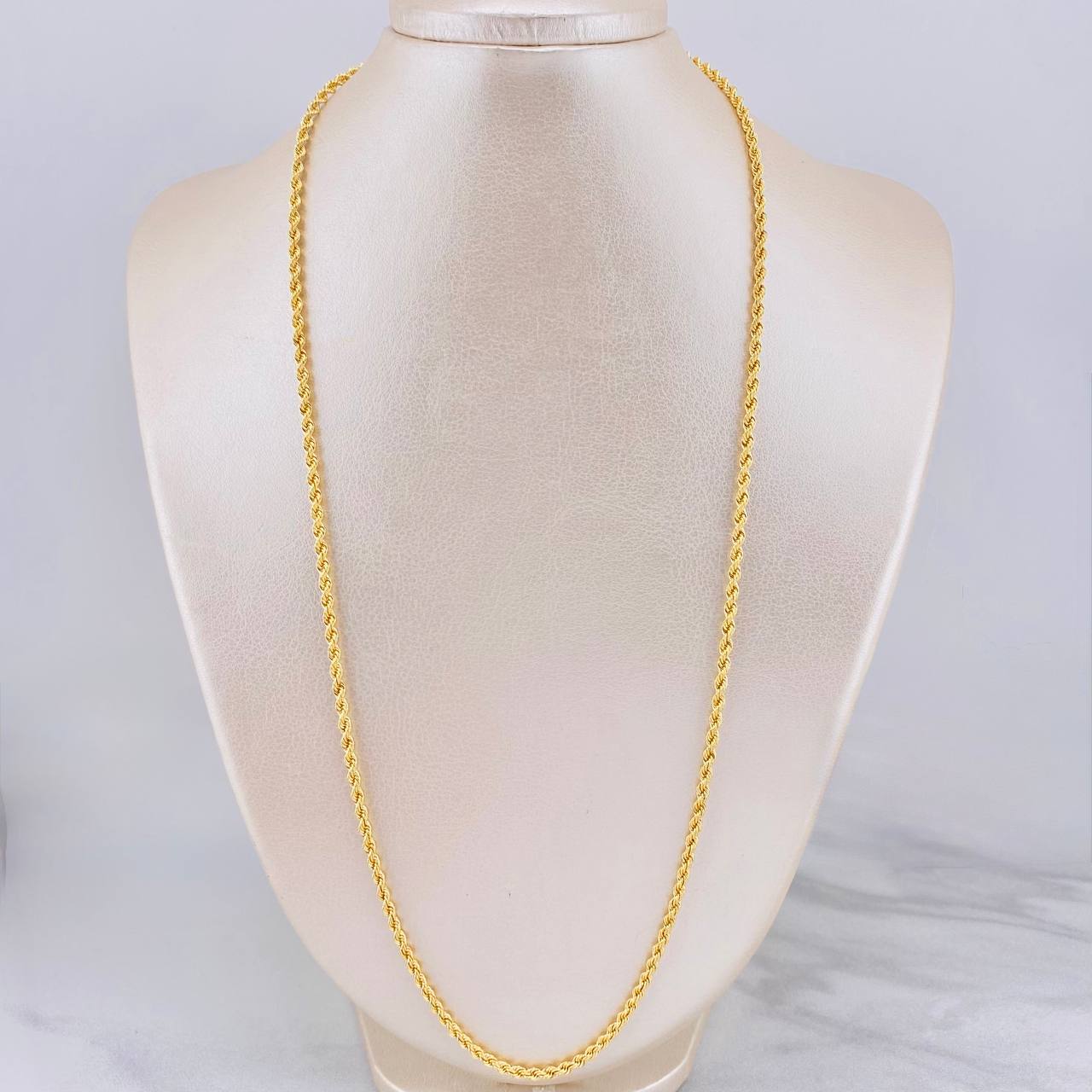 Cadena Lazo 6.2g / 60cm / 2.75mm Oro Amarillo 18K