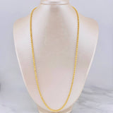 Cadena Lazo 6.2g / 60cm / 2.75mm Oro Amarillo 18K