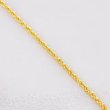 Cadena Lazo 2.15g / 60cm / 1.7mm Oro Amarillo 18K