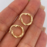 Candongas Nilo 1gr / 1.6cm / Oro 18K $