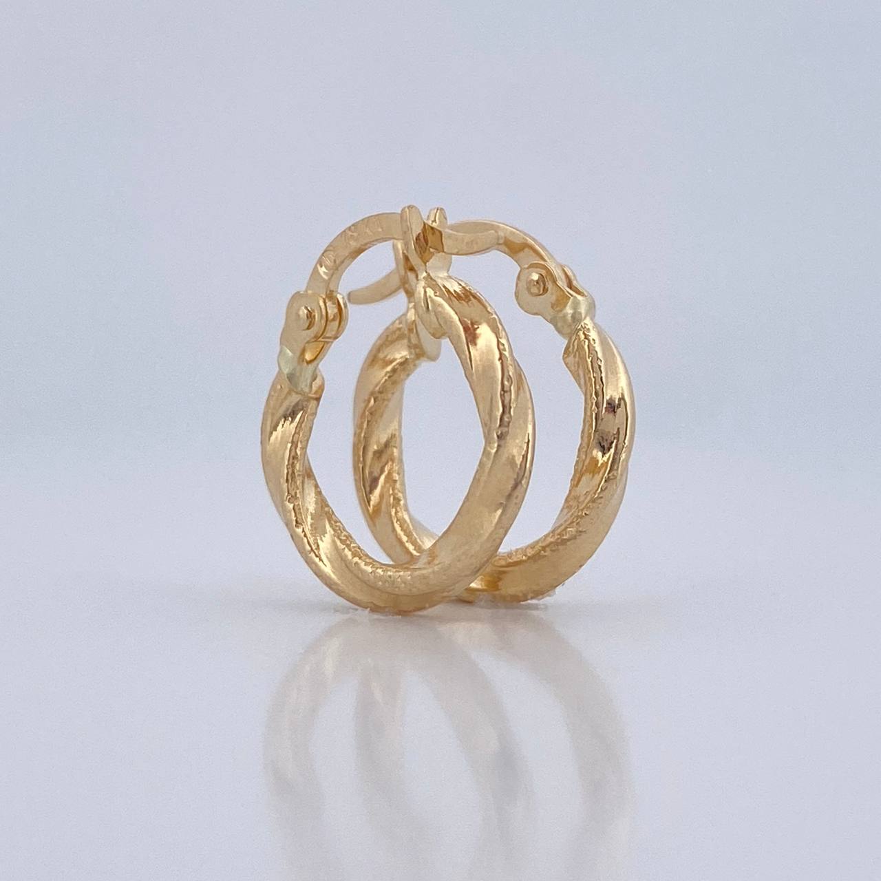 Candongas Nilo 1gr / 1.6cm / Oro 18K $