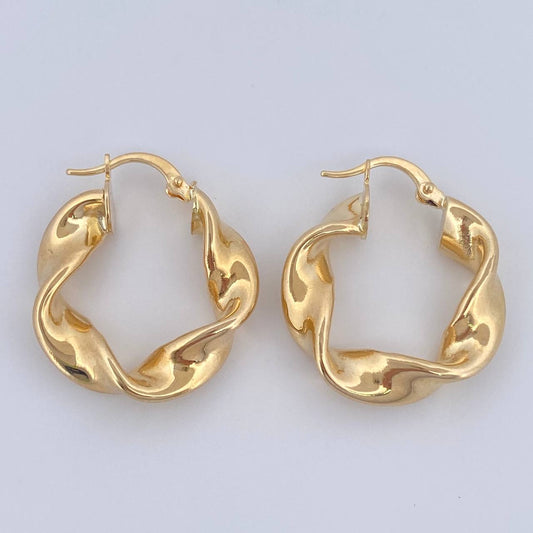 Candongas Azir 4.3gr / 2.7cm / Oro 18K $