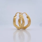 Candongas Anny 3.65gr / 2.5cm / Oro 18K $