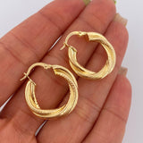 Candongas Anny 3.65gr / 2.5cm / Oro 18K $