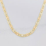 Cadena Plana 7.4g / 45cm / 3.4mm Tres Oros 18K
