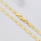 Cadena Plana 7.4g / 45cm / 3.4mm Tres Oros 18K