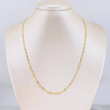 Cadena Plana 7.4g / 45cm / 3.4mm Tres Oros 18K